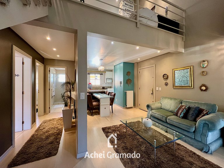 Cobertura Duplex de Cinema 3dorm by Achei Gramado
