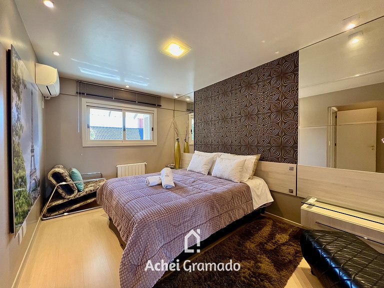 Cobertura Duplex de Cinema 3dorm by Achei Gramado