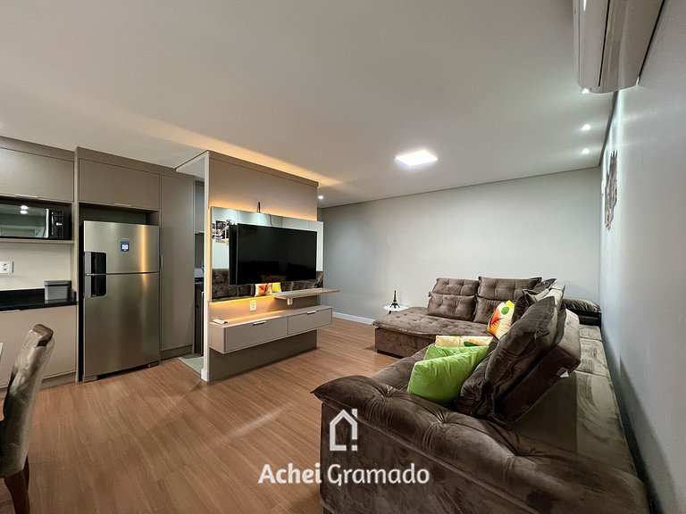 Lindo Apartamento Aire 3 Suítes by Achei Gramado
