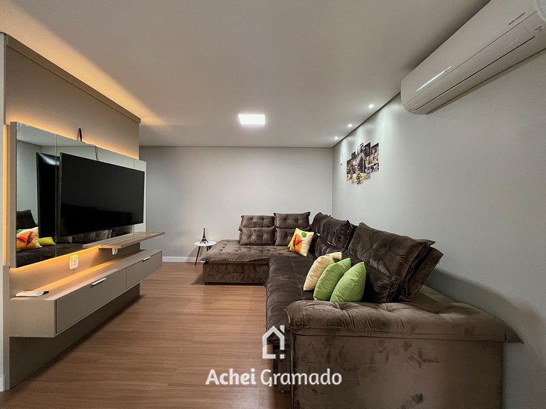 Lindo Apartamento Aire 3 Suítes by Achei Gramado