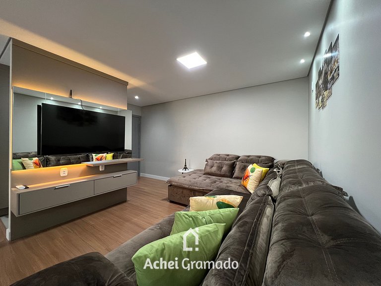 Lindo Apartamento Aire 3 Suítes by Achei Gramado