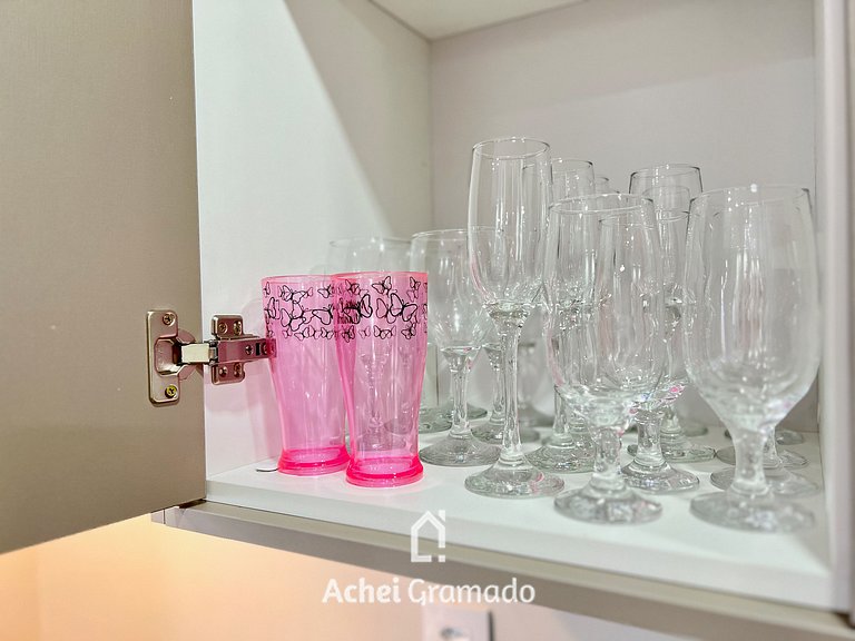 Lindo Apartamento Aire 3 Suítes by Achei Gramado