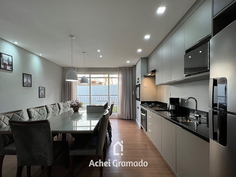 Lindo Apartamento Aire 3 Suítes by Achei Gramado