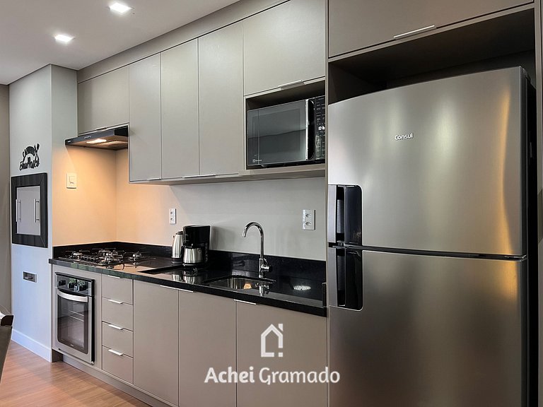 Lindo Apartamento Aire 3 Suítes by Achei Gramado