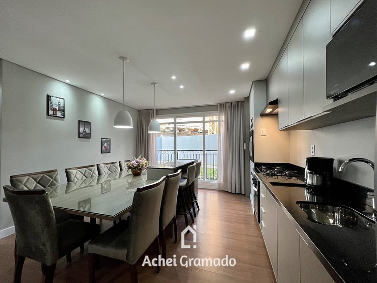 Lindo Apartamento Aire 3 Suítes by Achei Gramado