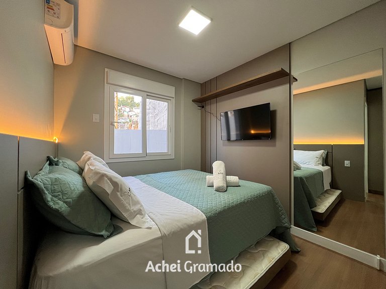 Lindo Apartamento Aire 3 Suítes by Achei Gramado