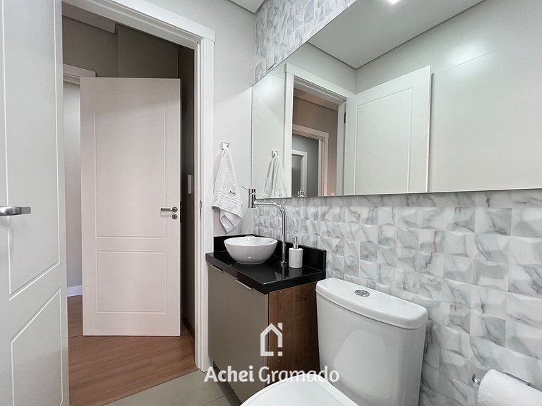 Lindo Apartamento Aire 3 Suítes by Achei Gramado