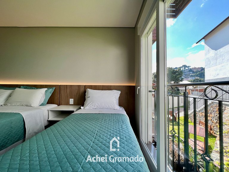 Lindo Apartamento Aire 3 Suítes by Achei Gramado