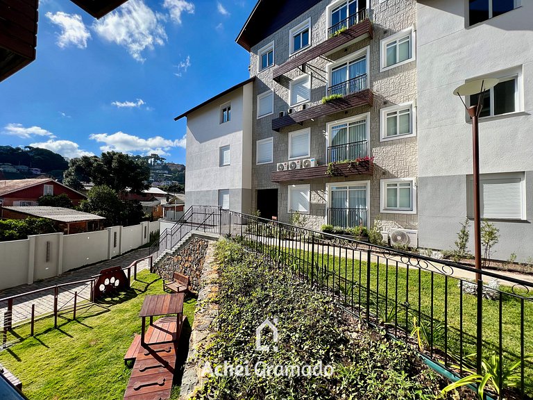 Lindo Apartamento Aire 3 Suítes by Achei Gramado