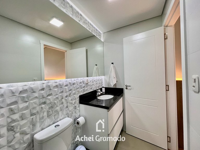 Lindo Apartamento Aire 3 Suítes by Achei Gramado