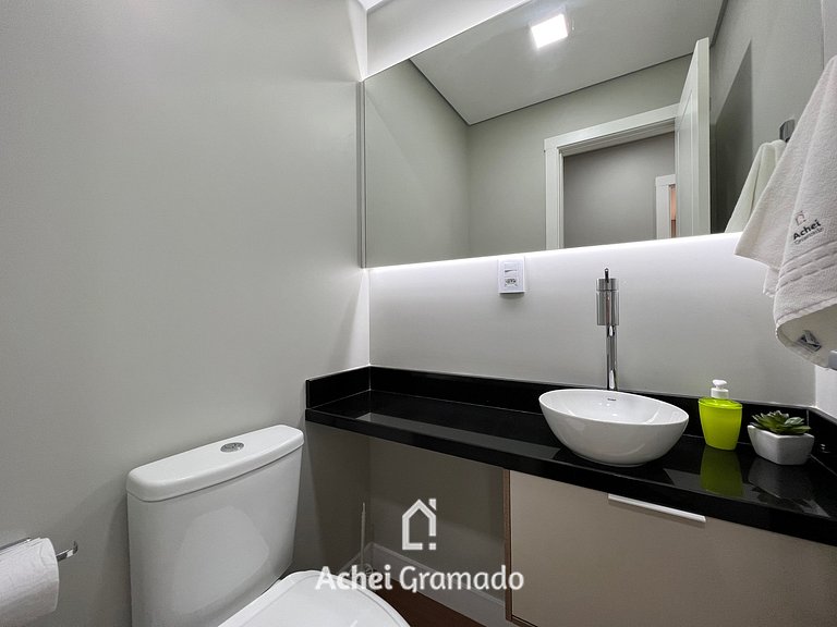 Lindo Apartamento Aire 3 Suítes by Achei Gramado