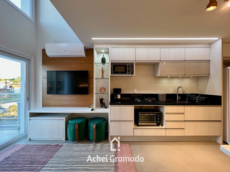 Maravilhoso Loft 235 1 Suíte Centro by Achei