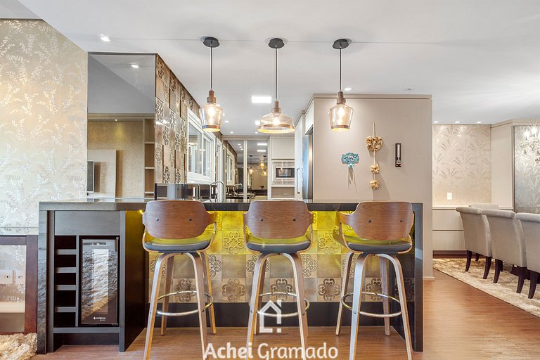 Apartamento Bela Vista 3 Suítes by Achei Gramado