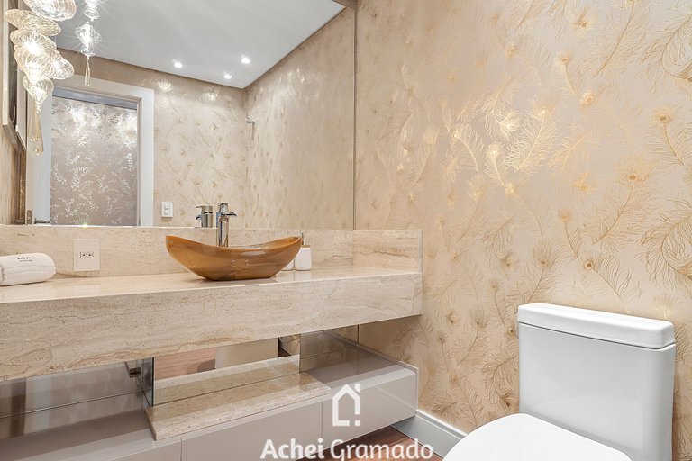 Apartamento Bela Vista 3 Suítes by Achei Gramado
