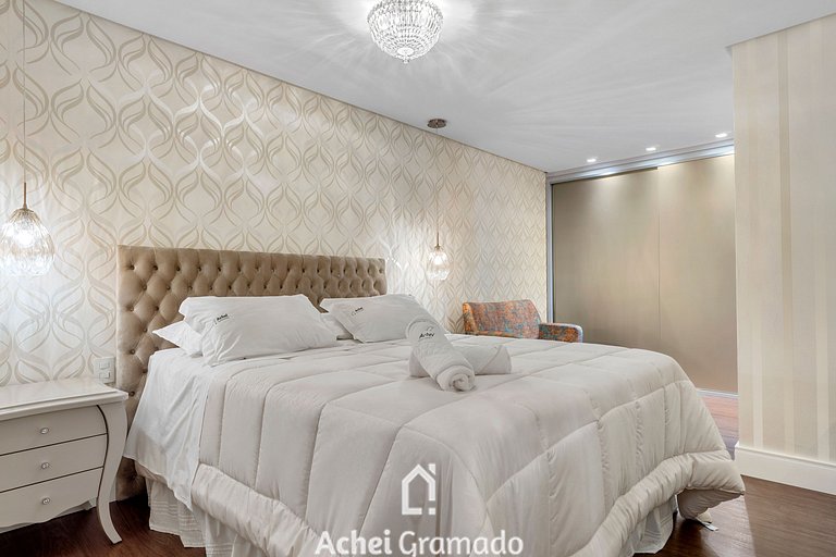 Apartamento Bela Vista 3 Suítes by Achei Gramado