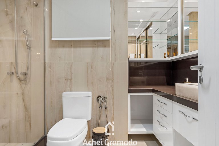 Apartamento Bela Vista 3 Suítes by Achei Gramado