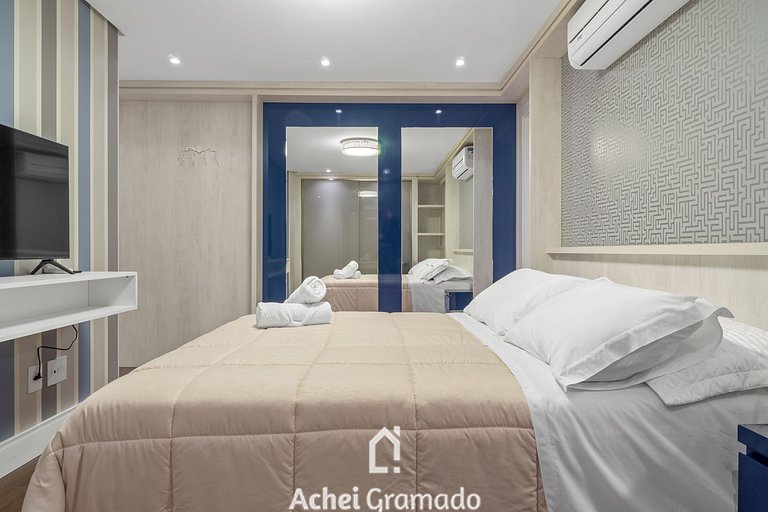 Apartamento Bela Vista 3 Suítes by Achei Gramado