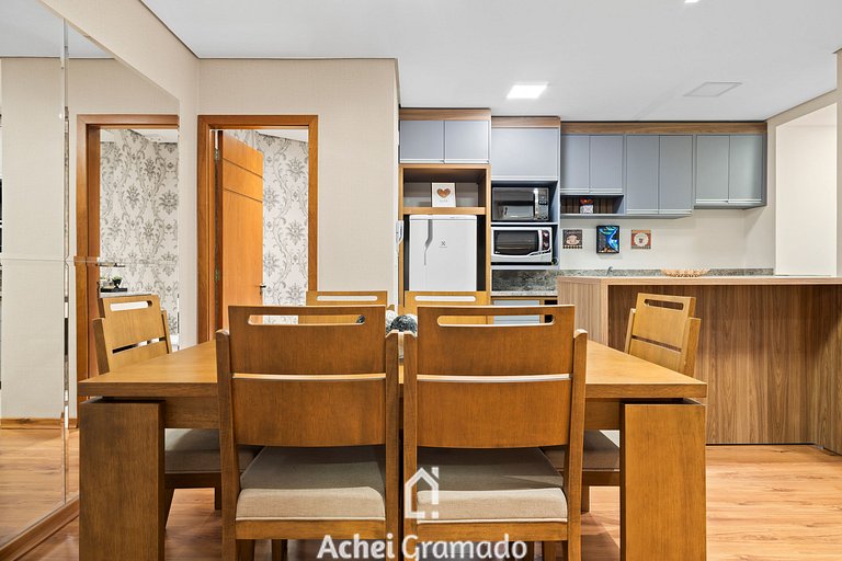 Flores da Montanha 2 dorm Centro by Achei Gramado