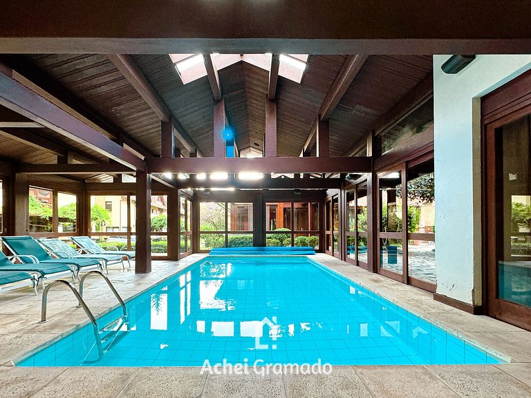 Villa Del Fiori com Piscina Aquec by Achei Gramado