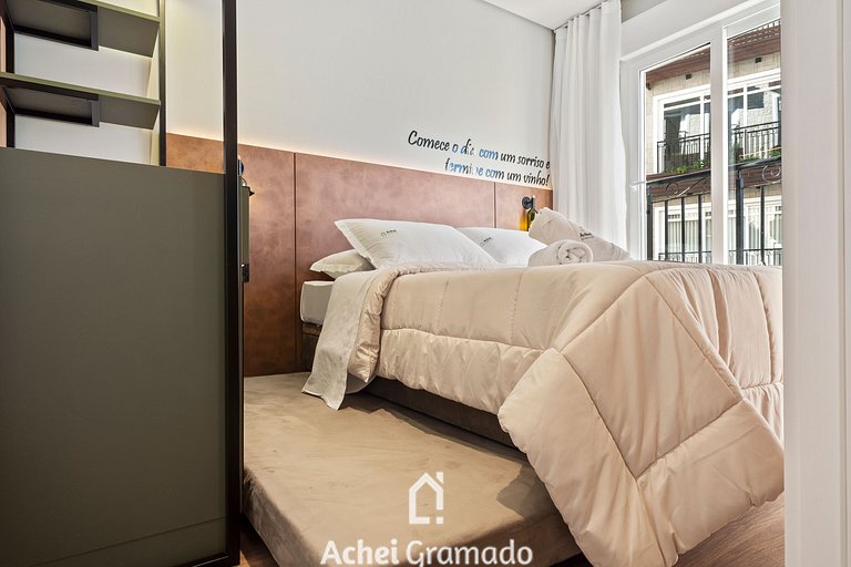 Apartamento Viña del Aire 1 dorm by Achei Gramado