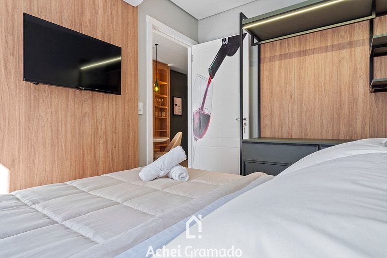 Apartamento Viña del Aire 1 dorm by Achei Gramado
