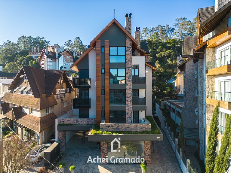 Leev Home 2 dorm 50m Rua Coberta by Achei Gramado