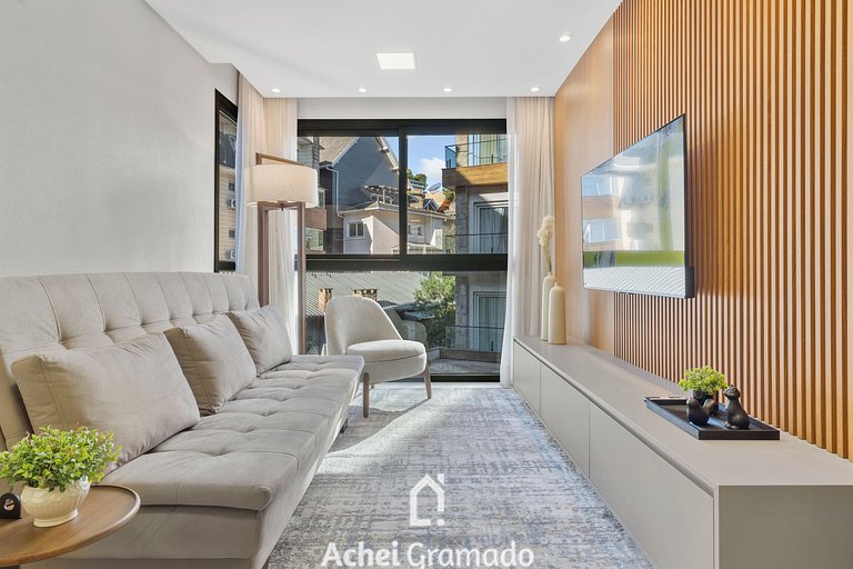 Leev Home 2 dorm 50m Rua Coberta by Achei Gramado