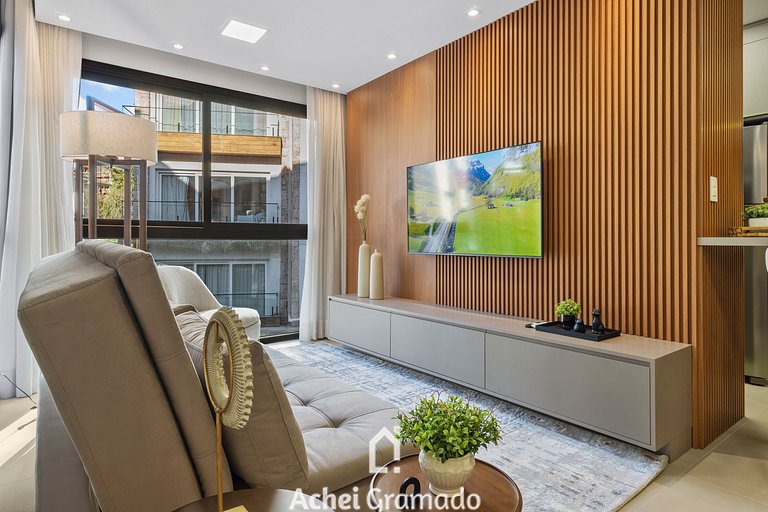 Leev Home 2 dorm 50m Rua Coberta by Achei Gramado