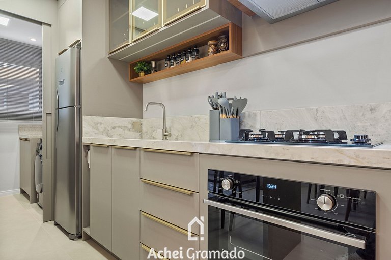 Leev Home 2 dorm 50m Rua Coberta by Achei Gramado
