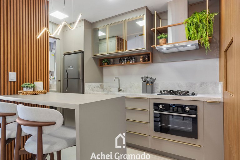 Leev Home 2 dorm 50m Rua Coberta by Achei Gramado