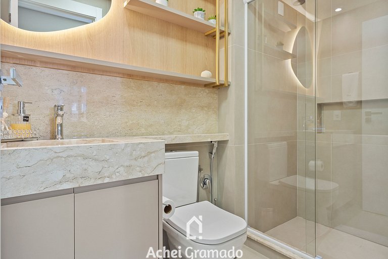 Leev Home 2 dorm 50m Rua Coberta by Achei Gramado