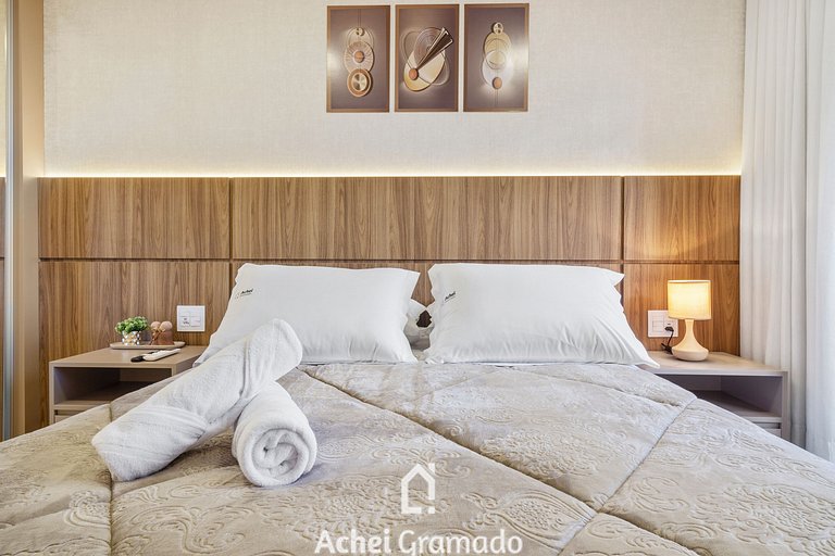 Leev Home 2 dorm 50m Rua Coberta by Achei Gramado