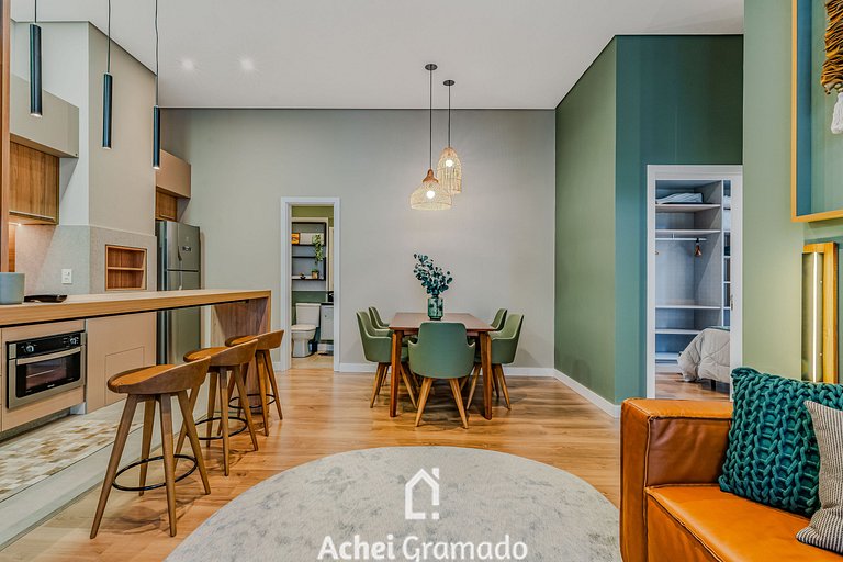 Luxo e Estilo no centro by Achei Gramado