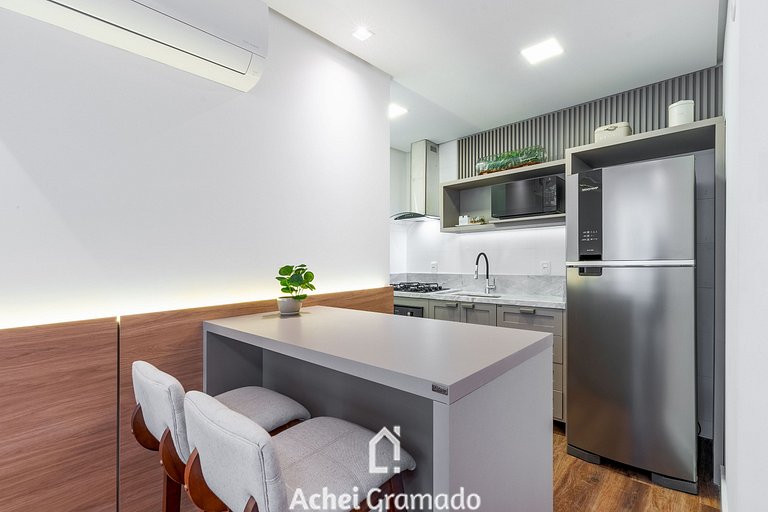 Aconchego a 500m Rua Coberta by Achei Gramado