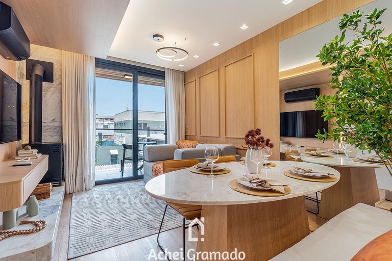 1 dorm Piscina Academia e Elegância by Achei