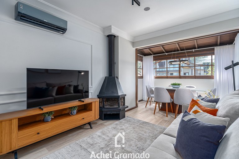 Lindo Apartamento no Centro by Achei Gramado