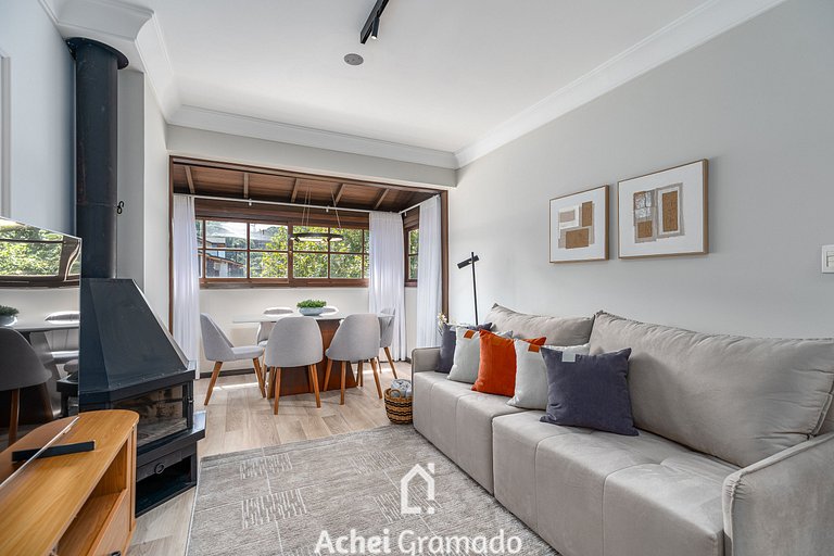Lindo Apartamento no Centro by Achei Gramado