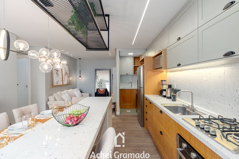Apto no Residencial Aire 2 dorm by Achei Gramado
