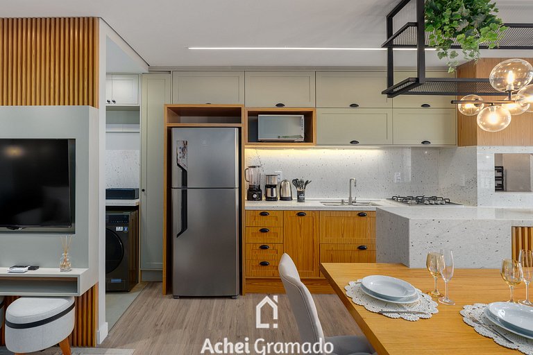 Apto no Residencial Aire 2 dorm by Achei Gramado