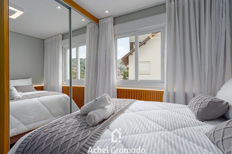 Apto no Residencial Aire 2 dorm by Achei Gramado