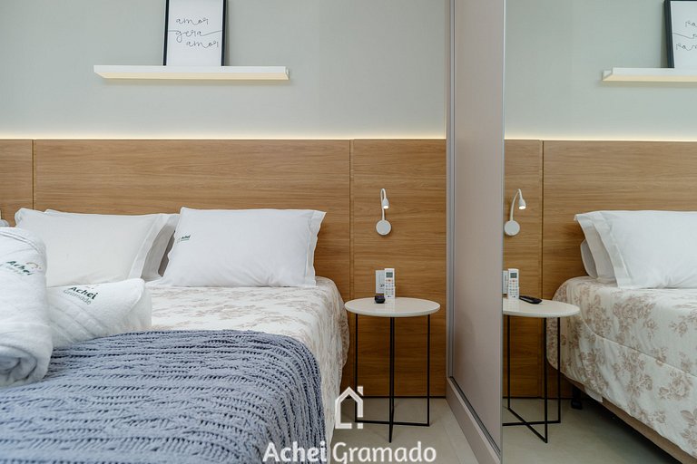 Apto no Residencial Aire 2 dorm by Achei Gramado