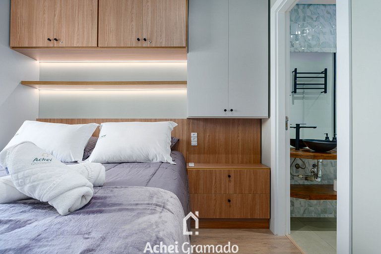 Apto no Residencial Aire 1 dorm by Achei Gramado