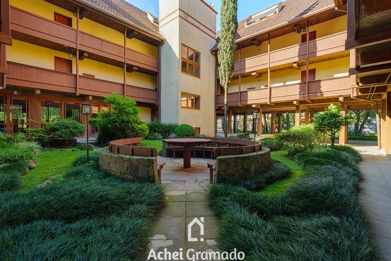 Edifício Plaza Mayor 2 dorm Achei Gramado