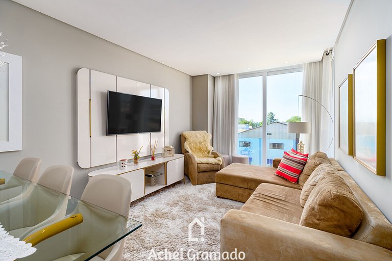 Apto The Garden prox Super Carros by Achei Gramado