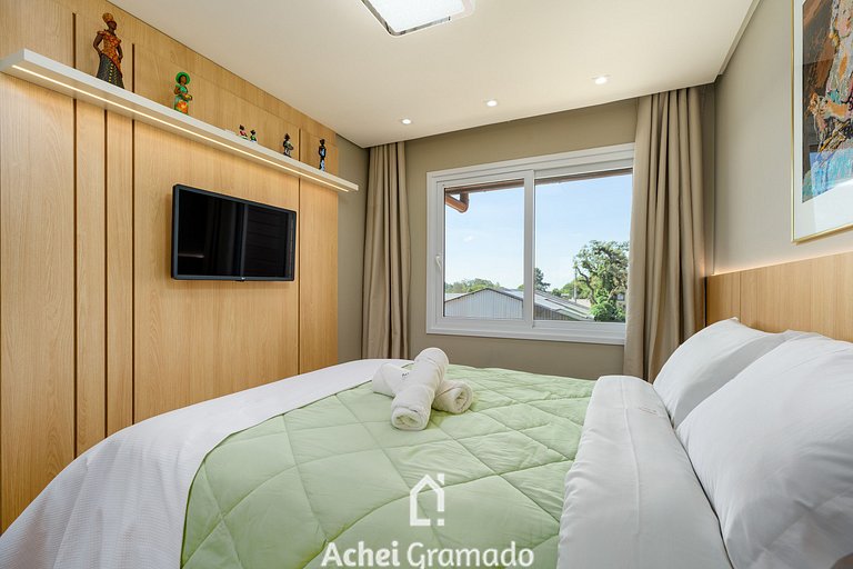 Apto The Garden prox Super Carros by Achei Gramado