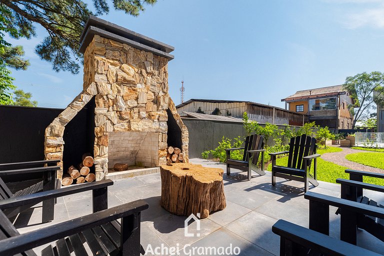 Apto The Garden prox Super Carros by Achei Gramado