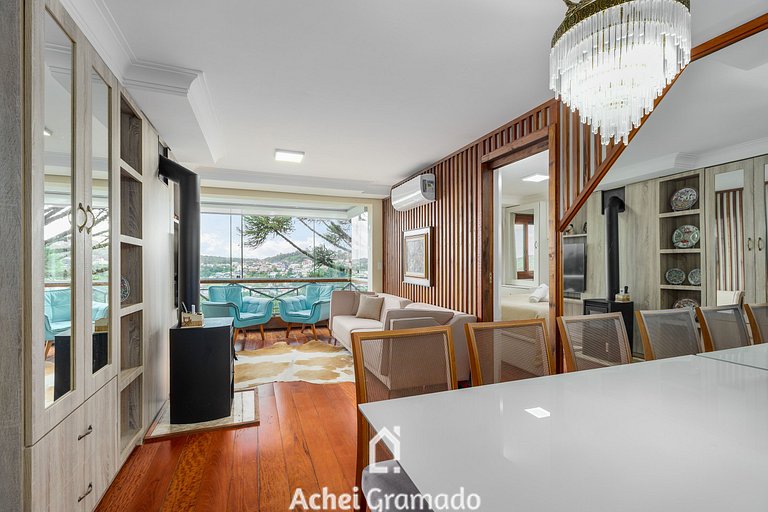 Duplex 3 dorm bem no Centro by Achei Gramado