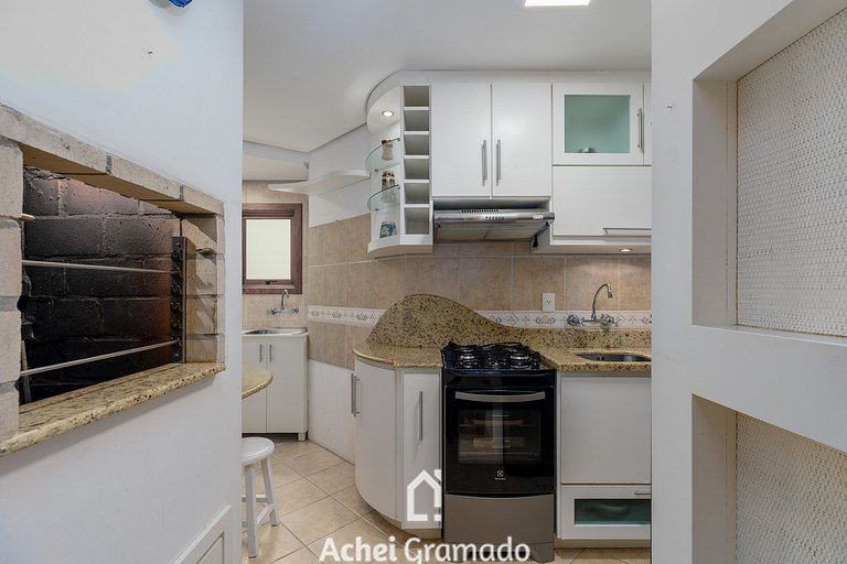 Duplex 3 dorm bem no Centro by Achei Gramado