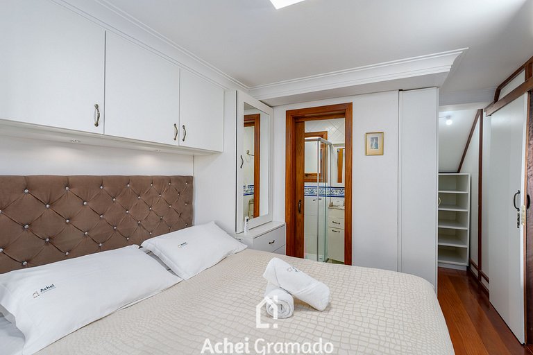 Duplex 3 dorm bem no Centro by Achei Gramado