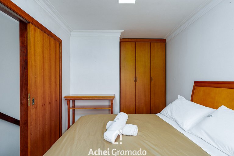 Duplex 3 dorm bem no Centro by Achei Gramado